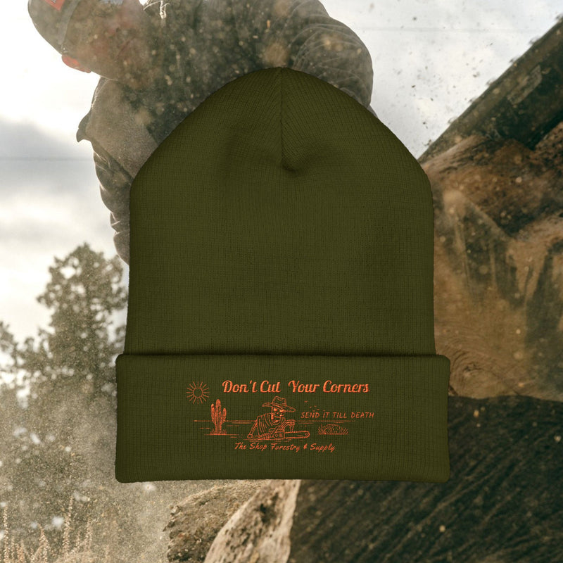 Load image into Gallery viewer, Don't Cut Corners Beanie
