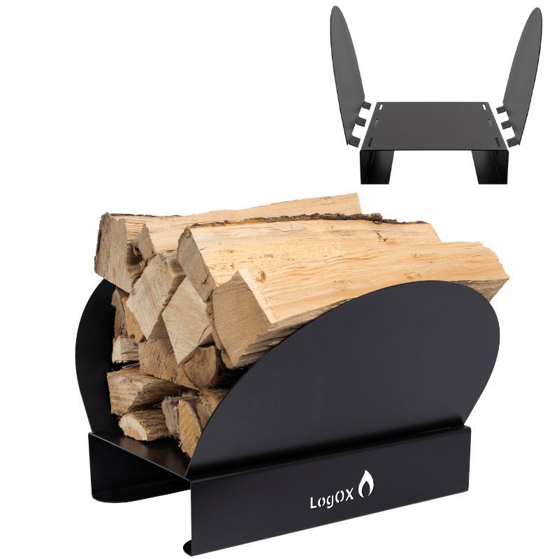 Load image into Gallery viewer, Hearth Bin Adjustable Firewood Rack
