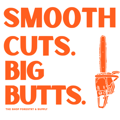 Smooth Cuts Big Butts Sticker