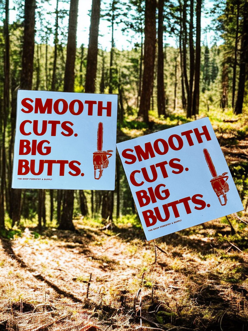 Load image into Gallery viewer, Smooth Cuts Big Butts Sticker
