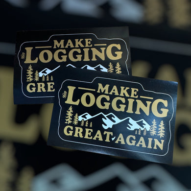 Make Logging Great Again Sticker