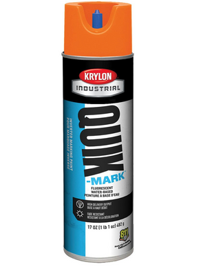 Krylon Quik-Mark™ Inverted Marking Paint - Fluoro Orange