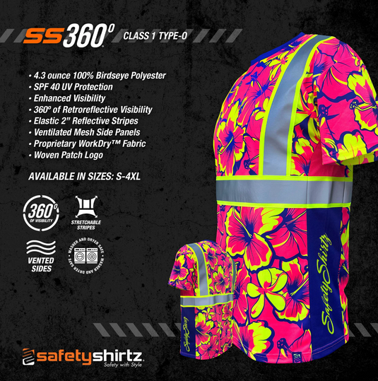 Tropic Heat Pink Class 2 Hi-Vis Shirt