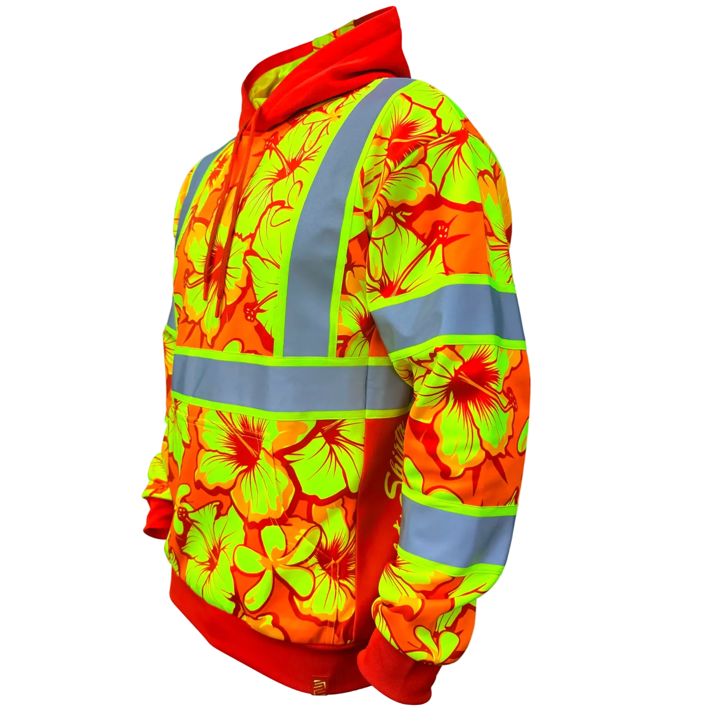 Tropic Heat Orange Class 3 Hi-Vis Hoodie