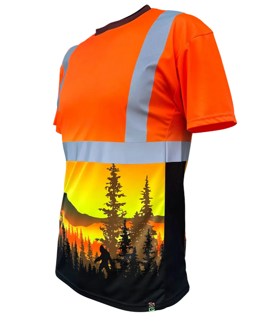 Wildland Sasquatch - Orange - Class 2 Hi-Vis Shirt