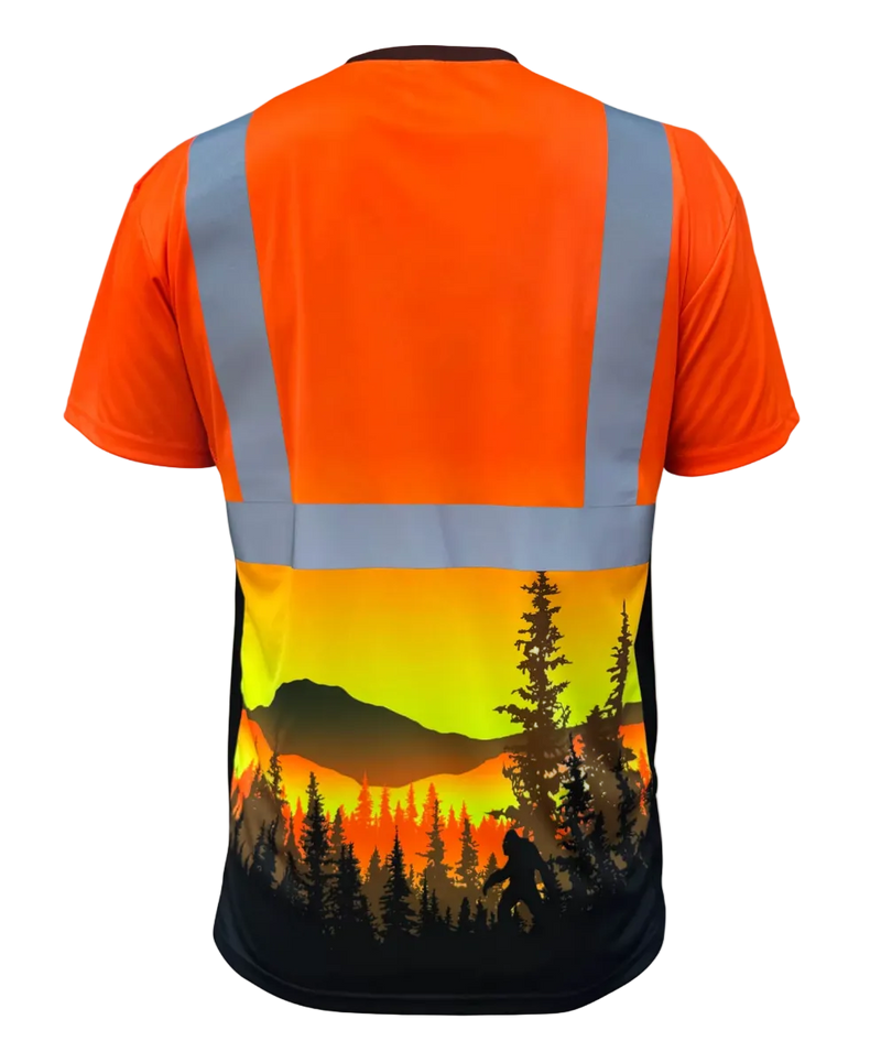 Load image into Gallery viewer, Wildland Sasquatch - Orange - Class 2 Hi-Vis Shirt
