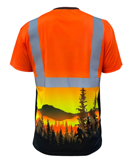 Wildland Sasquatch - Orange - Class 2 Hi-Vis Shirt