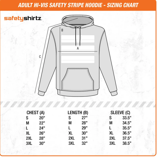 Log Truck Hi-Vis Safety Stripe Hoodie