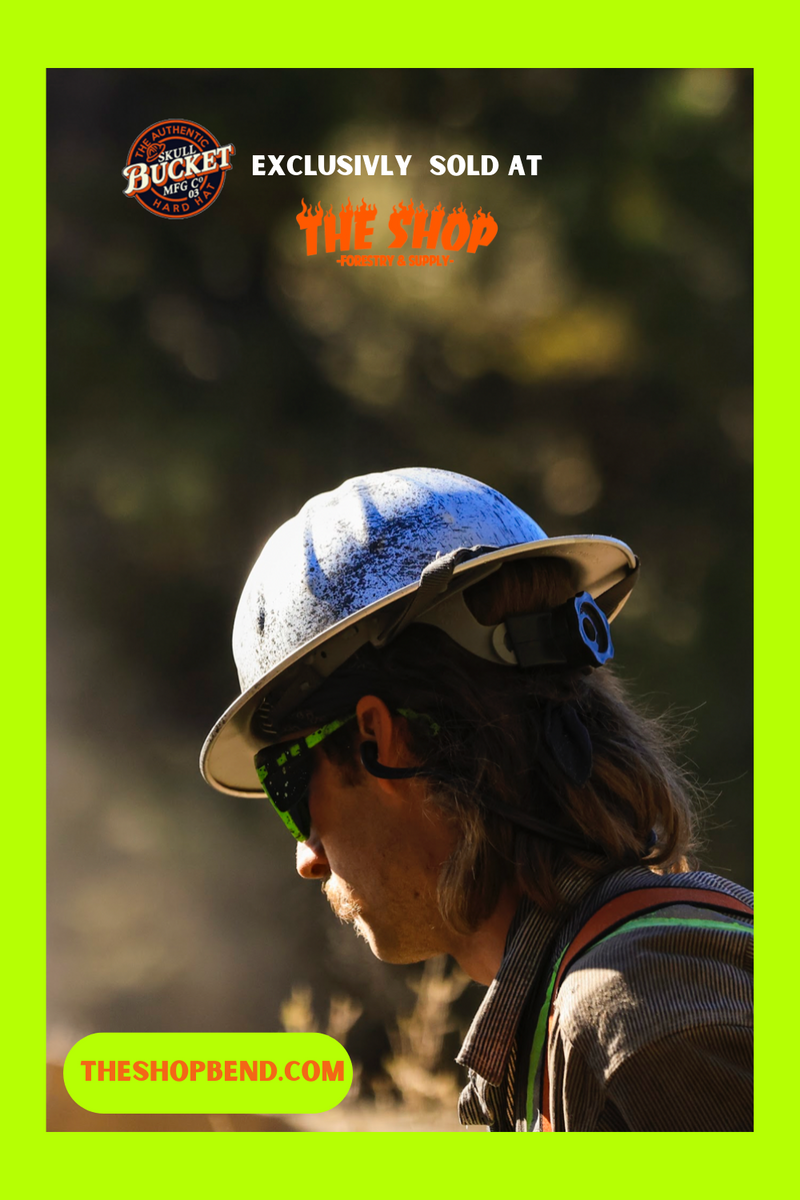 Skull bucket top hard hat