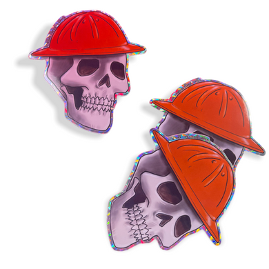 Skull Bucket Sticker