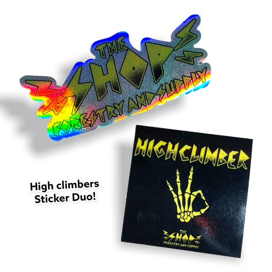 High Climber Sticker Duo