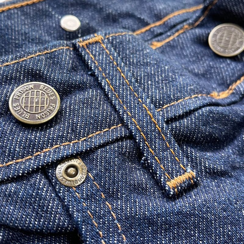 Load image into Gallery viewer, Prison Blues Double Knee Work jeans W/ Buttons
