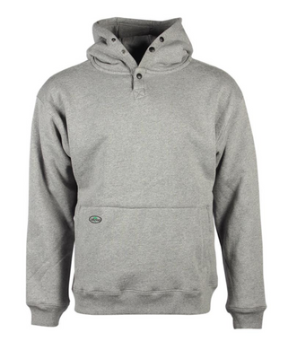 Hoodie Sweatshirt outdoor hoodie outerwear gray forrest green  Edit alt text