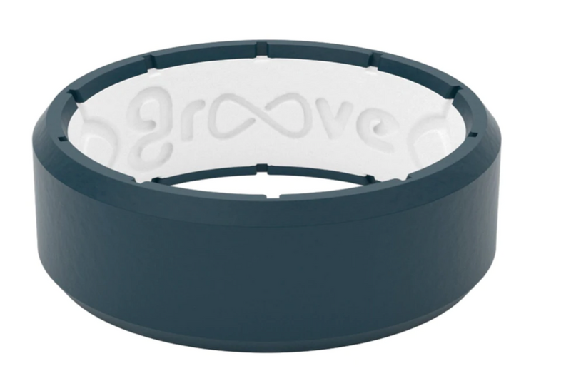 Load image into Gallery viewer, Groove Ring® Edge  Anchor &amp; White Ring
