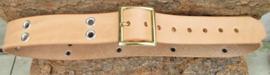 Leather Belt w/Eyelets