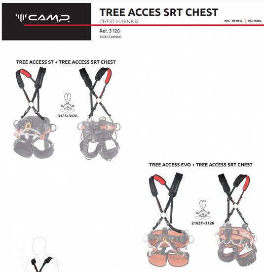 CAMP Tree Access SRT Chest Harness